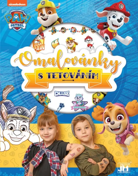 Omalovánka s tetováním Paw Patrol Jiri Models