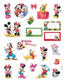 Vánoční omalovánka se samolepkami Minnie Jiri Models