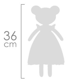 DeCuevas 20146 Plyšová panenka NIZA - 36 cm RAPPA