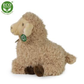 Plyšová ovce ležící 28 cm ECO-FRIENDLY RAPPA