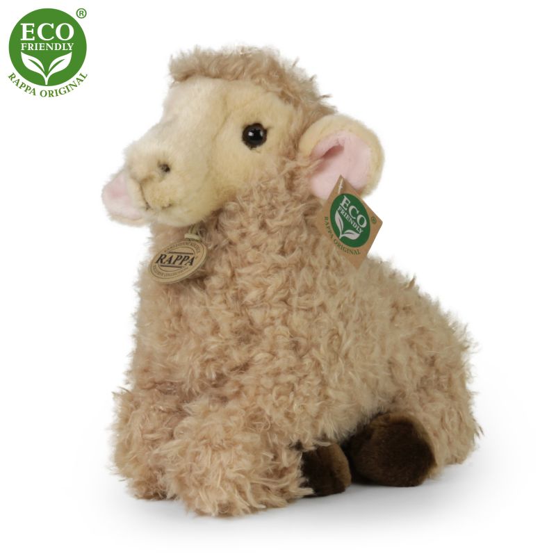 Plyšová ovce ležící 28 cm ECO-FRIENDLY RAPPA