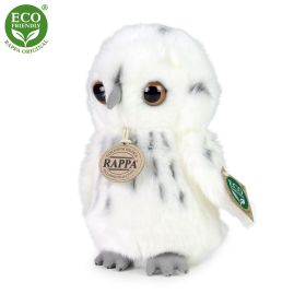 Plyšová sova bílá 18 cm ECO-FRIENDLY RAPPA