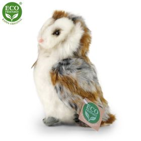 Plyšová sova pálená 17 cm ECO-FRIENDLY RAPPA