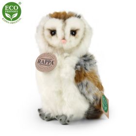Plyšová sova pálená 17 cm ECO-FRIENDLY