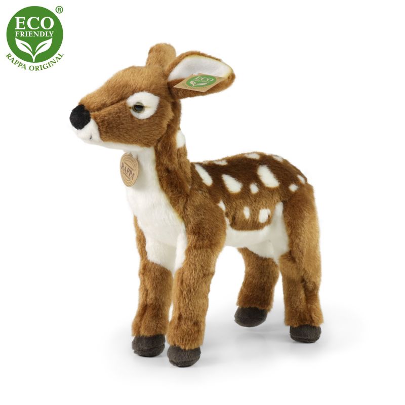 Plyšový koloušek/srnka stojící 30 cm ECO-FRIENDLY RAPPA