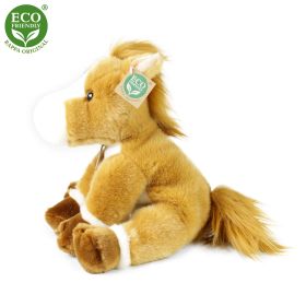 Plyšový kůň sedící 30 cm ECO FRIENDLY RAPPA