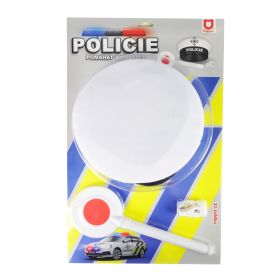 Sada dopravní policie s terčíkem a píšťalkou RAPPA
