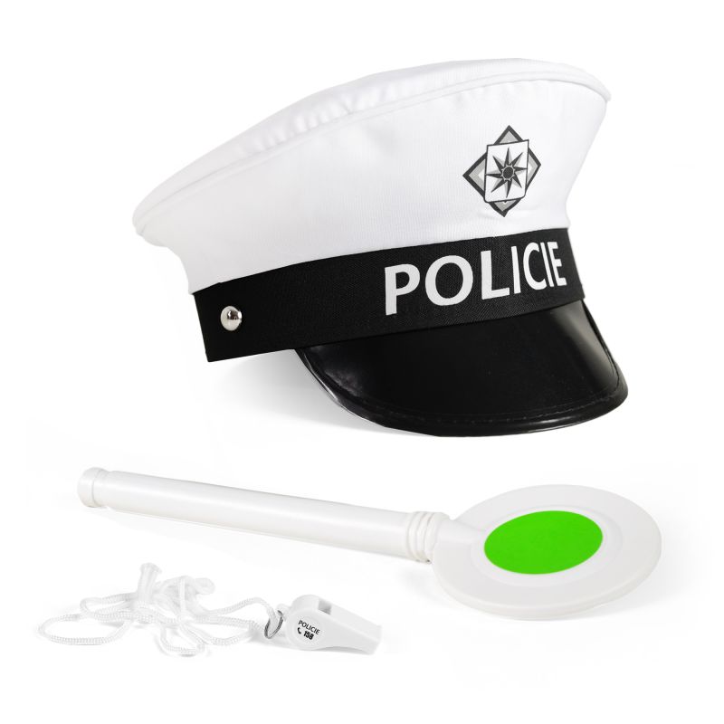 Sada dopravní policie s terčíkem a píšťalkou RAPPA