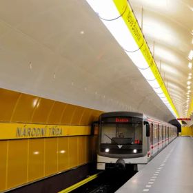 Pražské metro - kovová souprava 16 cm RAPPA