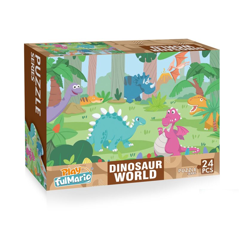 Puzzle s dinosaury 24 dílů 50 x 34 cm RAPPA