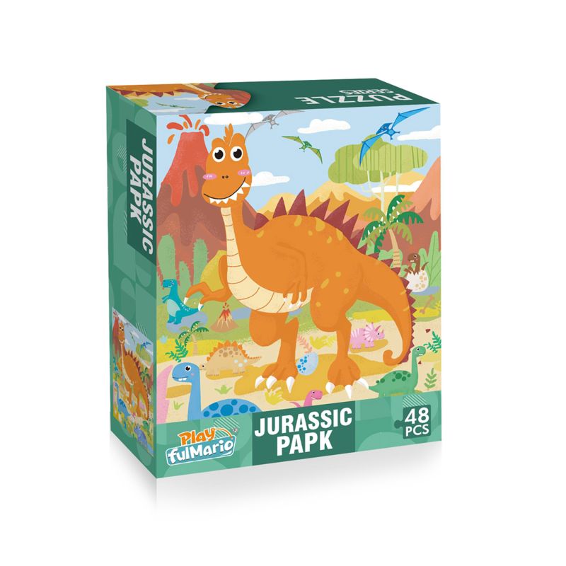 Puzzle s dinosaury 48 dílů 60 x 44 cm RAPPA