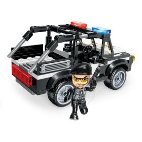 Qman Mine City Police W11011-1 Policejní auto RAPPA