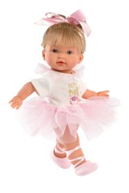 Llorens 28035 VALERIA - realistická panenka s celovinylovým tělem - 28 cm RAPPA