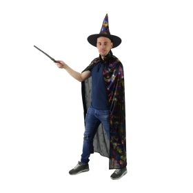 Plášť čarodějnický pavučinka s kloboukem pro dospělé RAPPA
