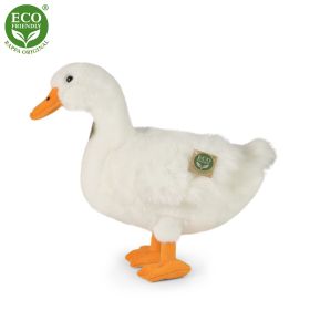 Plyšová kachna bílá 33 cm ECO-FRIENDLY RAPPA
