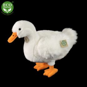 Plyšová kachna bílá 33 cm ECO-FRIENDLY RAPPA