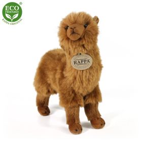 Plyšová lama hnědá 23 cm ECO-FRIENDLY RAPPA