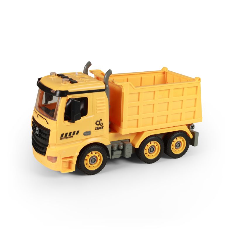 Auto truck sklápeč šroubovací v krabici se zvukem a světlem RAPPA