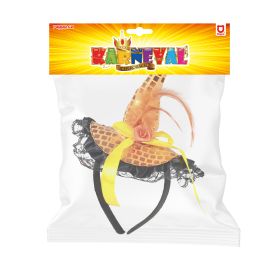Čelenka s čarodějnickým mini kloboučkem RAPPA