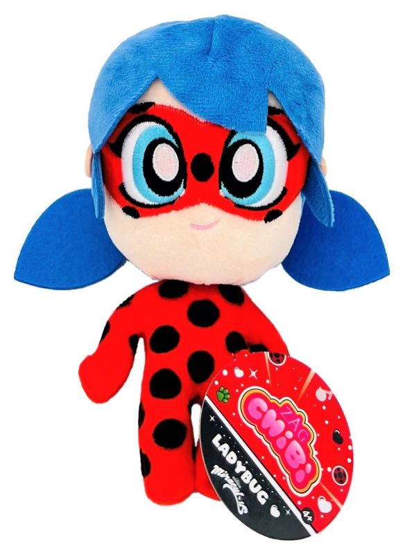 Miraculous: Beruška černý kocour plyšová Lady Bug ORBICO