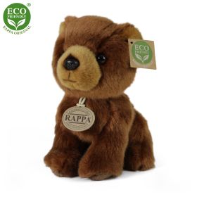 Plyšový medvěd hnědý 18 cm ECO-FRIENDLY RAPPA