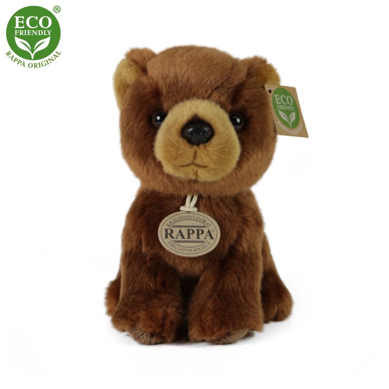 Plyšový medvěd hnědý 18 cm ECO-FRIENDLY RAPPA