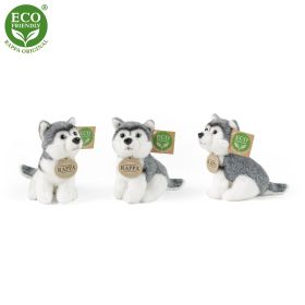 Plyšový pes sedící 13 cm ECO-FRIENDLY RAPPA
