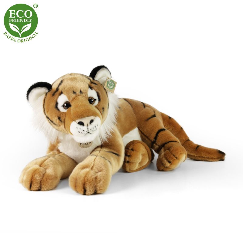 Plyšový tygr hnědý 60 cm ECO-FRIENDLY RAPPA