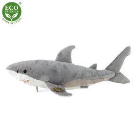 Plyšový žralok bílý 51 cm ECO-FRIENDLY RAPPA