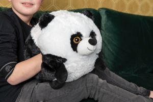 Cozy Noxxiez HW723 Panda - hřejivý plyšový polštář 3 v 1 RAPPA