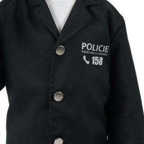 Dětský kostým policista s čepicí - český potisk (M) e-obal RAPPA