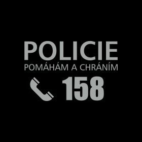 Dětský kostým policista s čepicí - český potisk (S) RAPPA