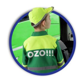 Dětský kostým popelář OZO!!! (M) RAPPA