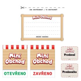 MINI OBCHOD - pokladna česká s učením jak nakupovat - růžová RAPPA