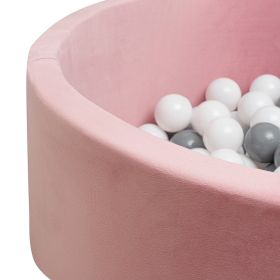 Dětský suchý bazén s míčky New Baby růžová