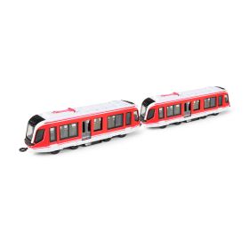 Kovová tramvaj červená 20 cm RAPPA