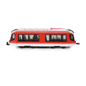 Kovová tramvaj červená 20 cm RAPPA