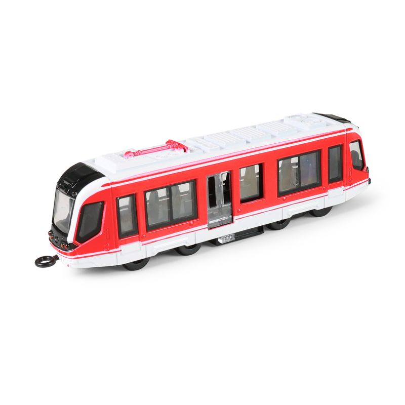 Kovová tramvaj červená 20 cm RAPPA