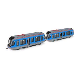 Kovová tramvaj modrá 20 cm RAPPA