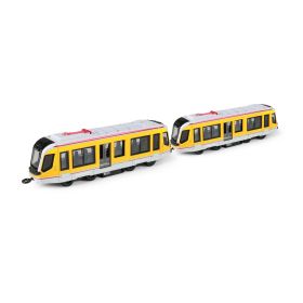 Kovová tramvaj žlutá 20 cm RAPPA