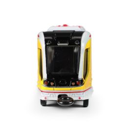 Kovová tramvaj žlutá 20 cm RAPPA