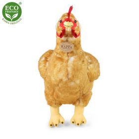 Plyšová slepice stojící 33 cm s vejcem ECO-FRIENDLY RAPPA