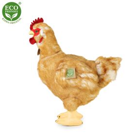 Plyšová slepice stojící 33 cm s vejcem ECO-FRIENDLY RAPPA