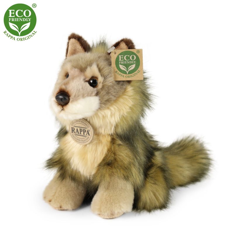Plyšový vlk/kojot 20 cm ECO-FRIENDLY RAPPA