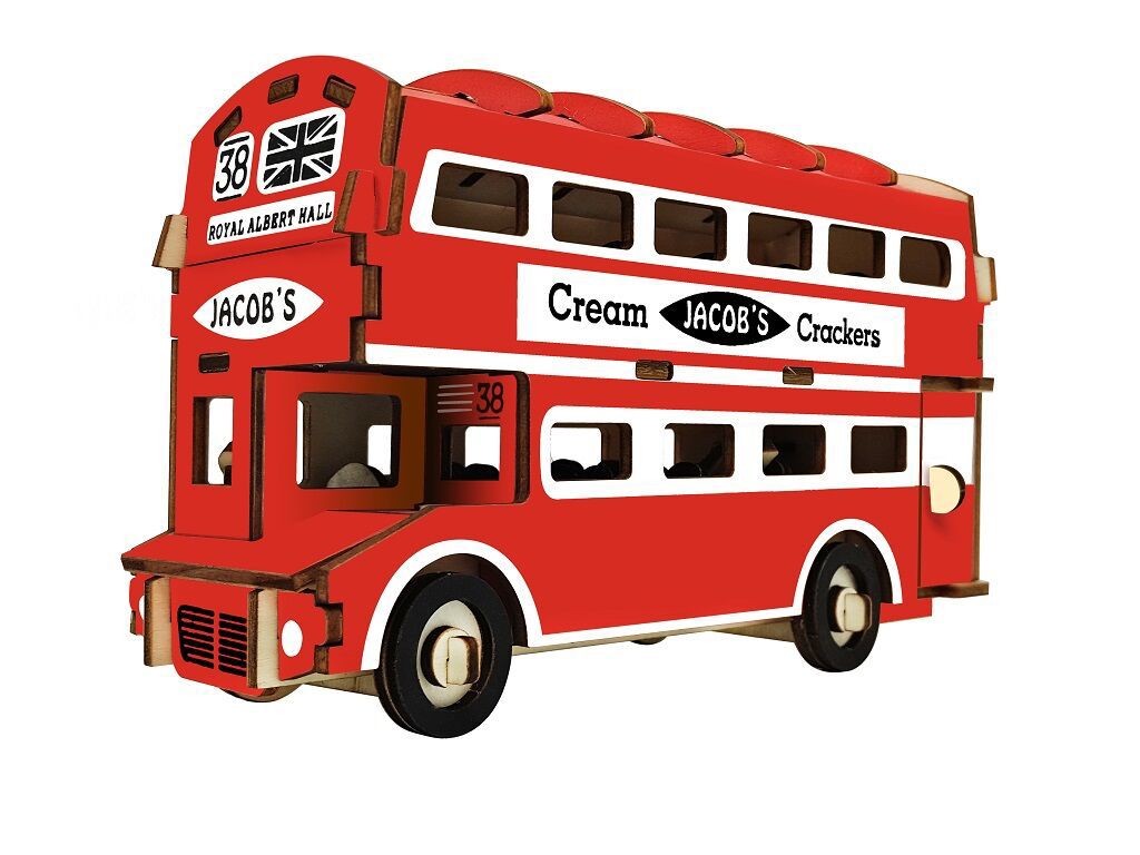 Woodcraft Dřevěné 3D puzzle Doubledecker RAPPA