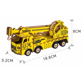 Woodcraft Dřevěné 3D puzzle Jeřábový vůz RAPPA