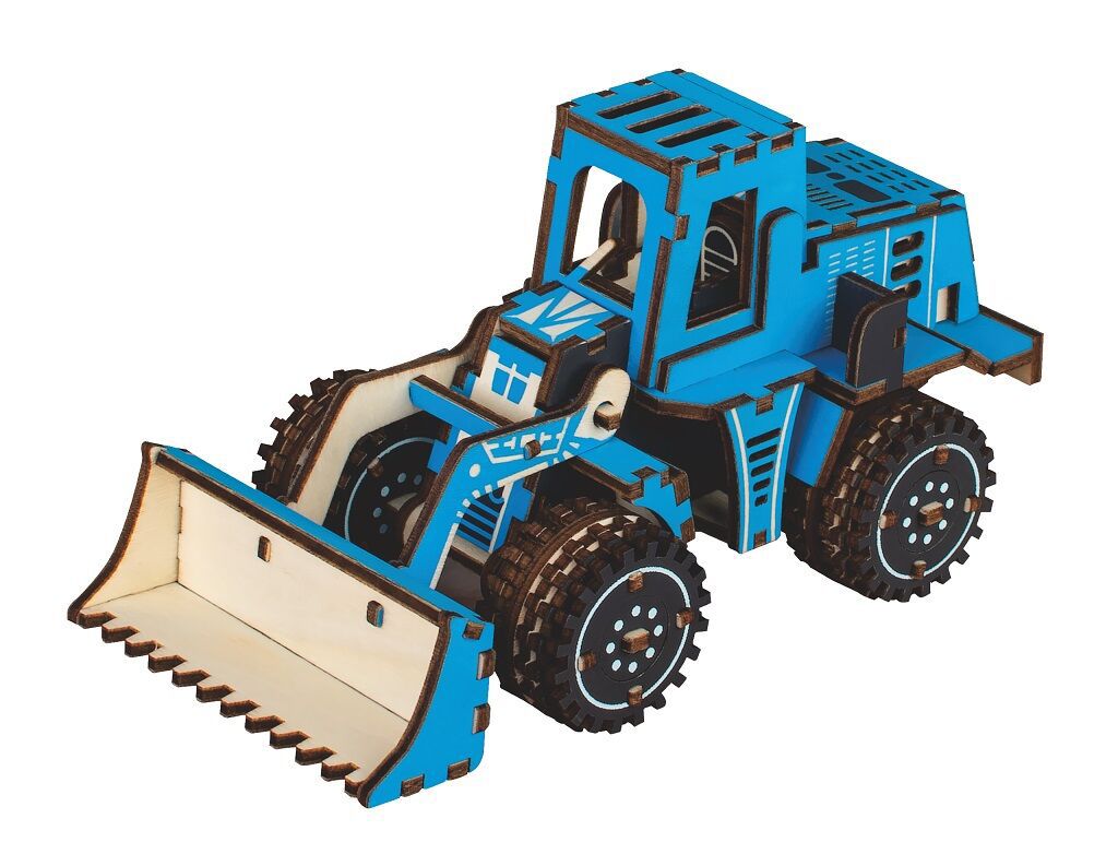 Woodcraft Dřevěné 3D puzzle Nakladač RAPPA