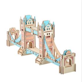 Woodcraft Dřevěné 3D puzzle Tower Bridge RAPPA