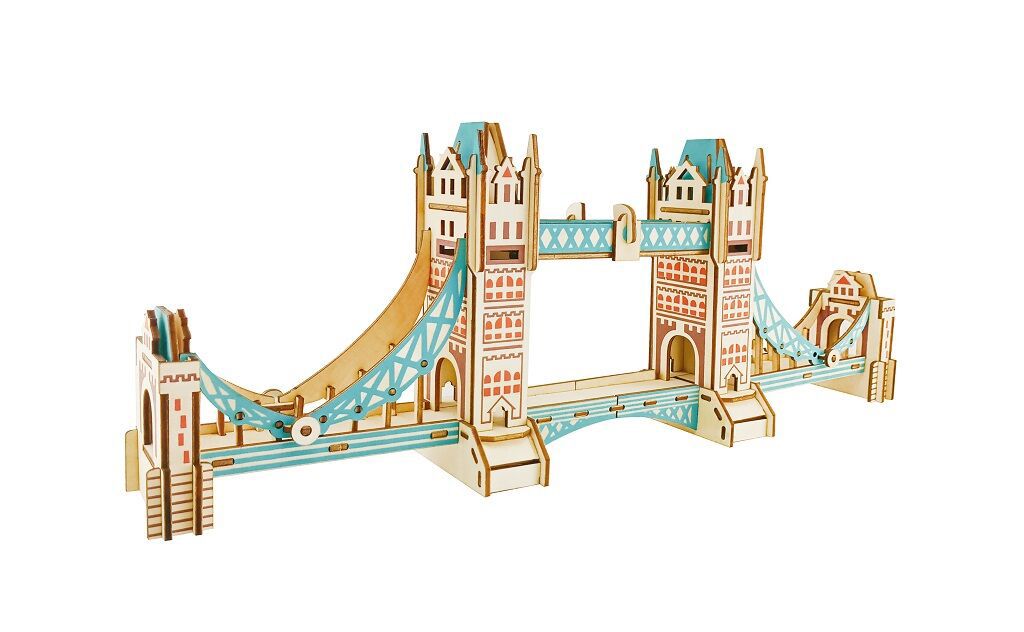 Woodcraft Dřevěné 3D puzzle Tower Bridge RAPPA