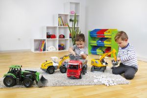auto Mercedes sklápěč v krabici LENA